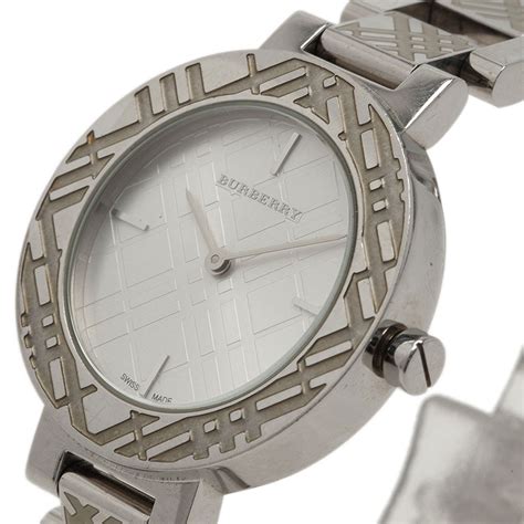 burberry gold wrist watch|beautiful silver gold Burberry watch.